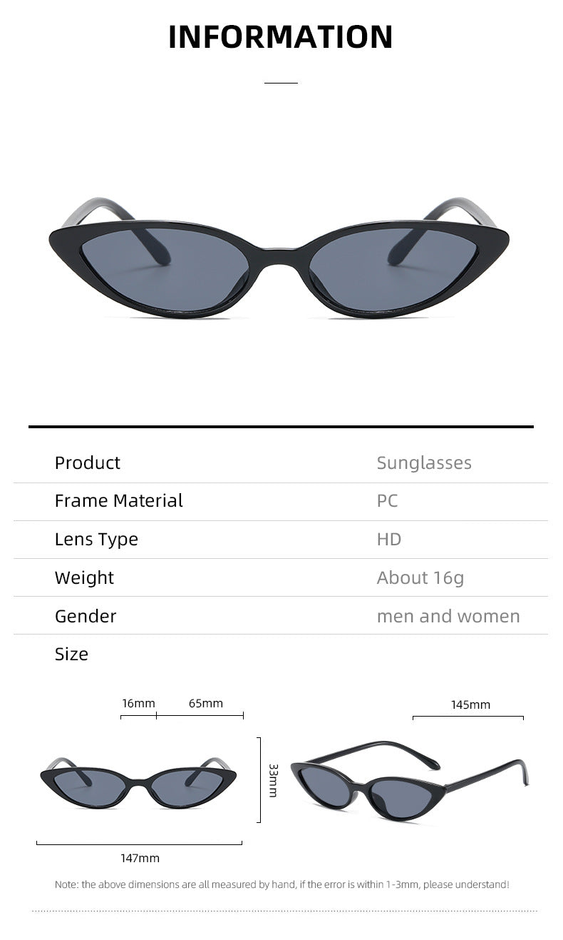 Damen stilvolle Cat-Eye Sonnenbrille Karnz