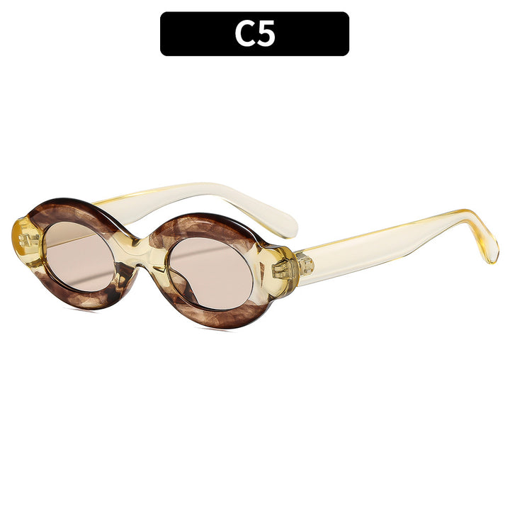 Avant-Garde Runde Rahmen Sonnenbrille 1787664461