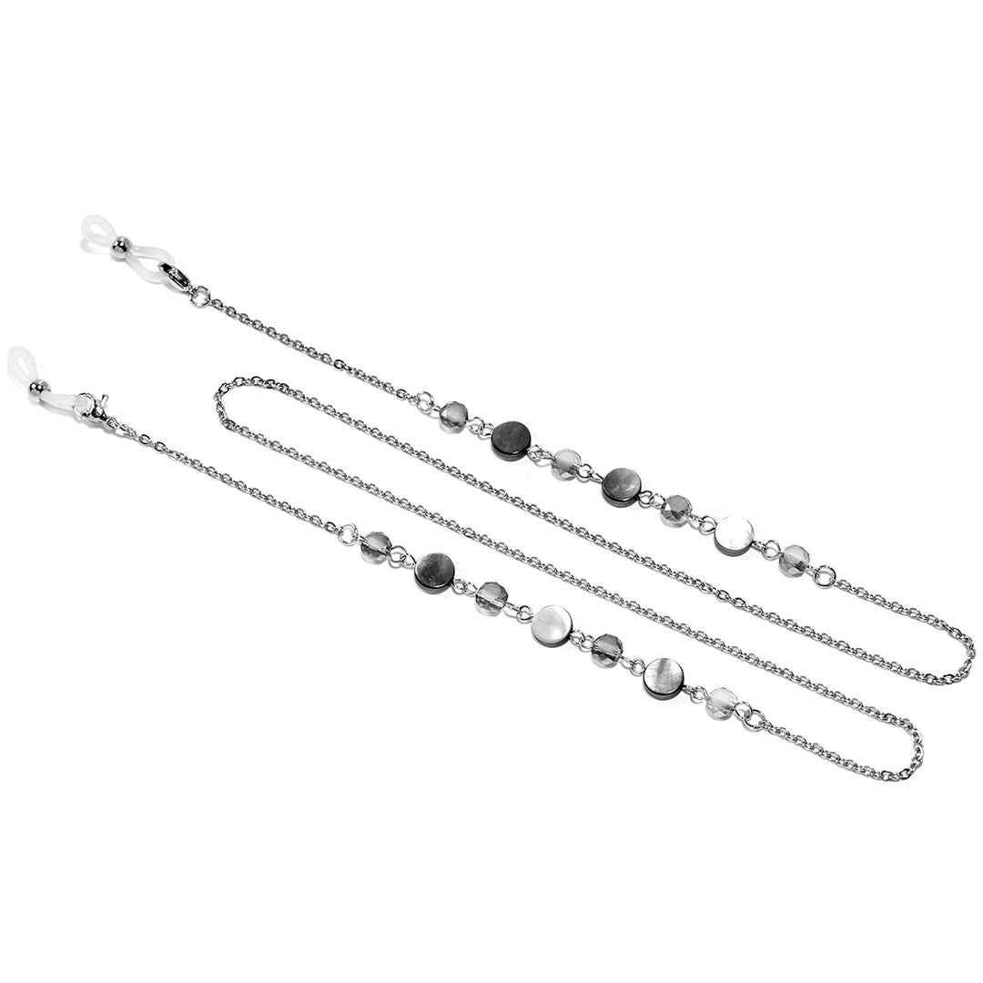 Elegante Kristallperlen Brillen Kette Karnz
