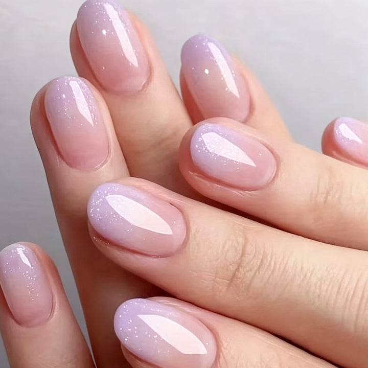 Glänzende Verlaufs-Gel-Nagelverstärkungen Karnz