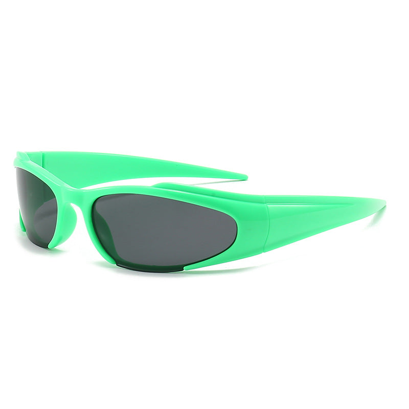 Damen sportliche Sonnenbrille im modernen Design Karnz