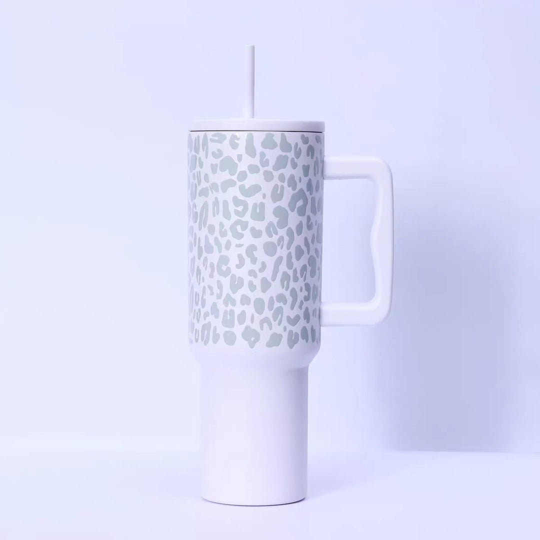 Damen Trinkbecher mit einzigartigem Leopardenmuster Karnz
