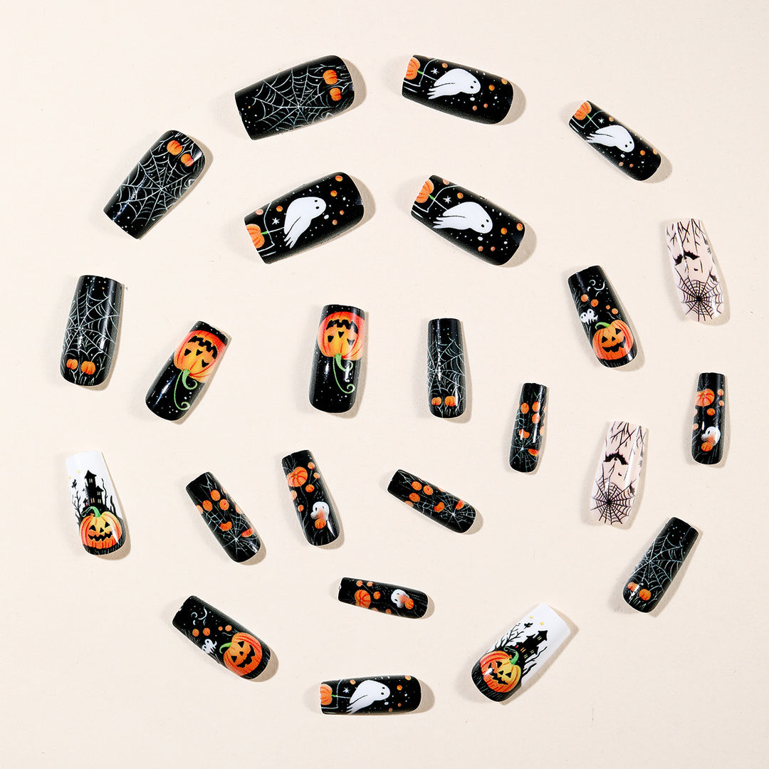 Festliche Halloween-Themen Nagelkunst Karnz