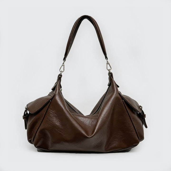Luxuriöse lässige Leder Schultertasche