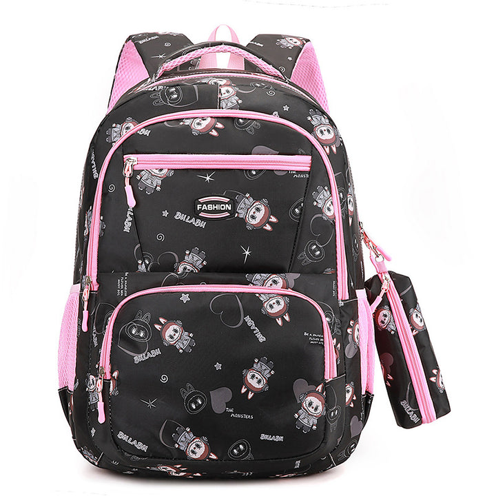 Cartoon-Charakter-Druck-Schulrucksack
