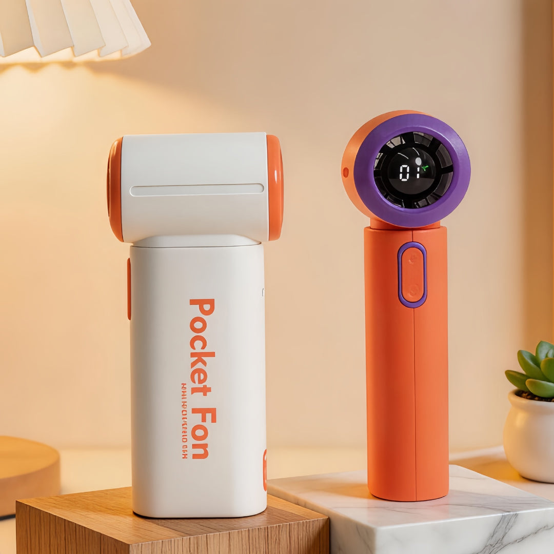Damen Tragbarer Mini-Ventilator mit leistungsstarkem Akku und kompaktem Design Karnz