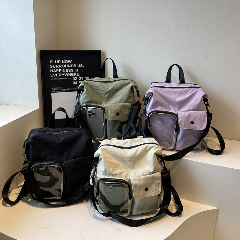 Multi-Pocket Utility Schultertasche Karnz