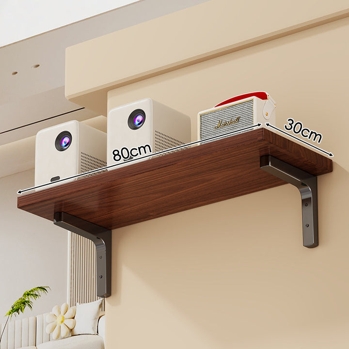 Wandmontierte schwebende Aufbewahrungse shelf mit Marmor-Effekt und Schwerlaststahlhaltern