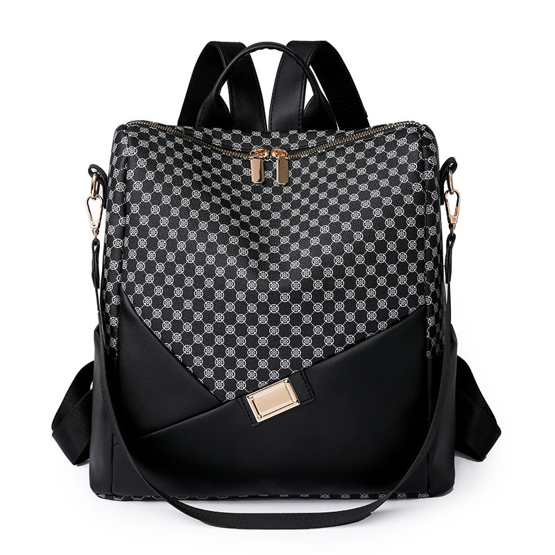 Stylische geometrisch gemusterte Rucksack