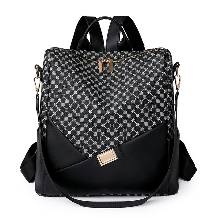 Stylische geometrisch gemusterte Rucksack