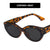 Damen Cat-Eye Sonnenbrille mit stilvollem Leopardenmuster und UV-Schutz Karnz