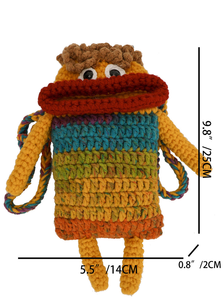 Elefanten-Themen Häkel Mini Tasche