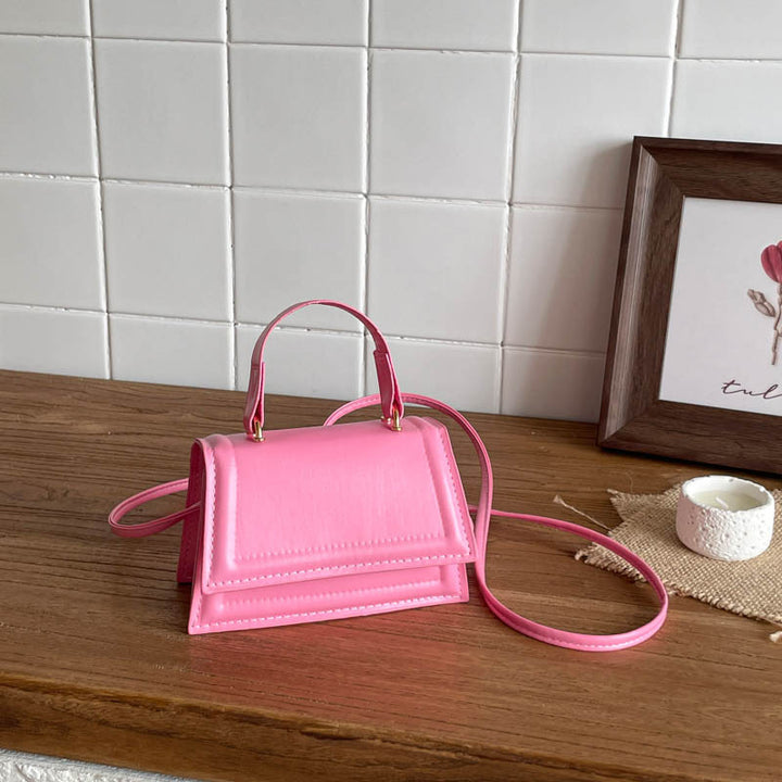 Strukturierte Mini-Crossbody-Handtasche