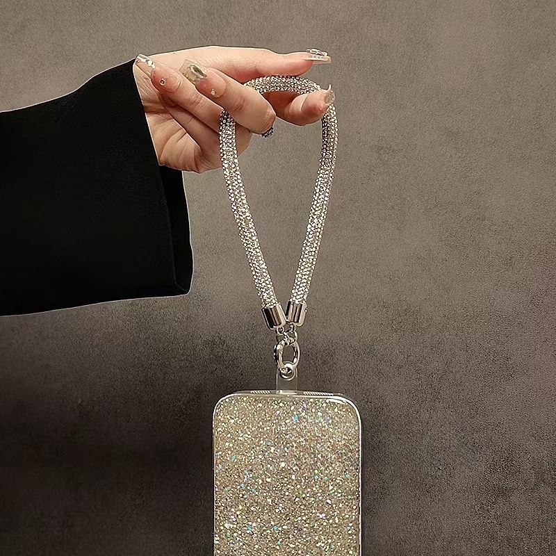 Rhinestone-accentierte Handtaschenriemen Karnz