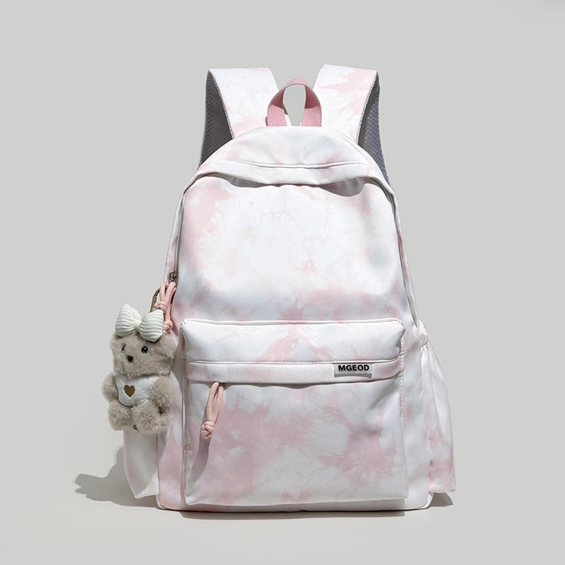 Leichte Freizeit-Rucksack mit Plüsch-Schlüsselanhänger Karnz