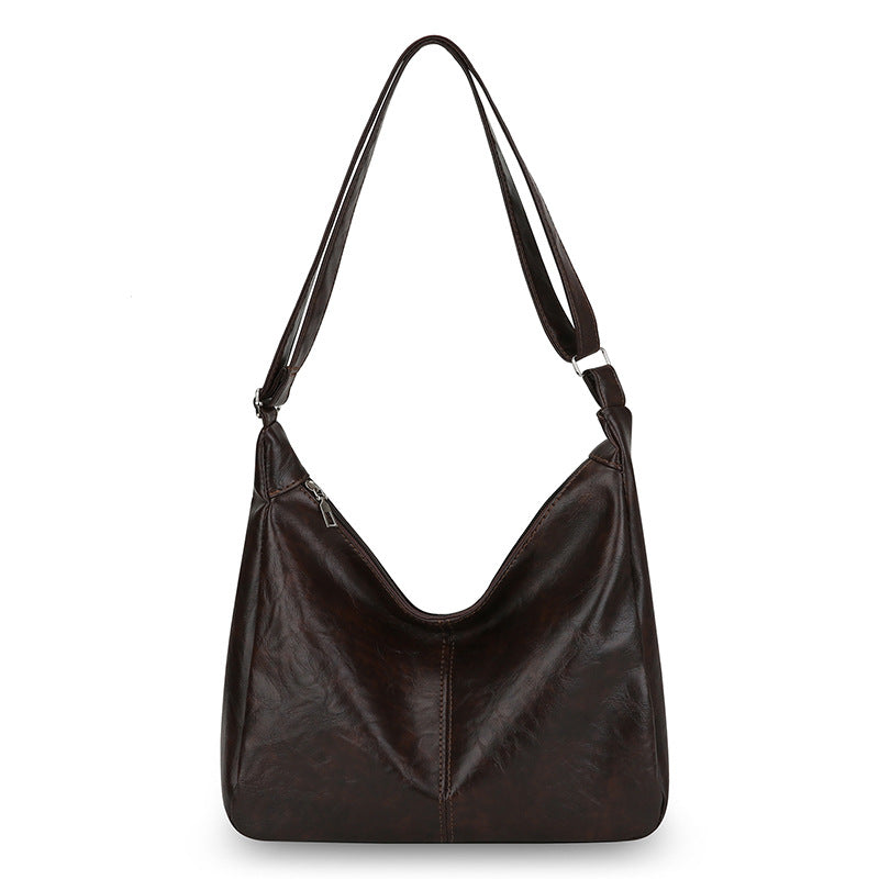 Elegante Leder Schultertasche Karnz