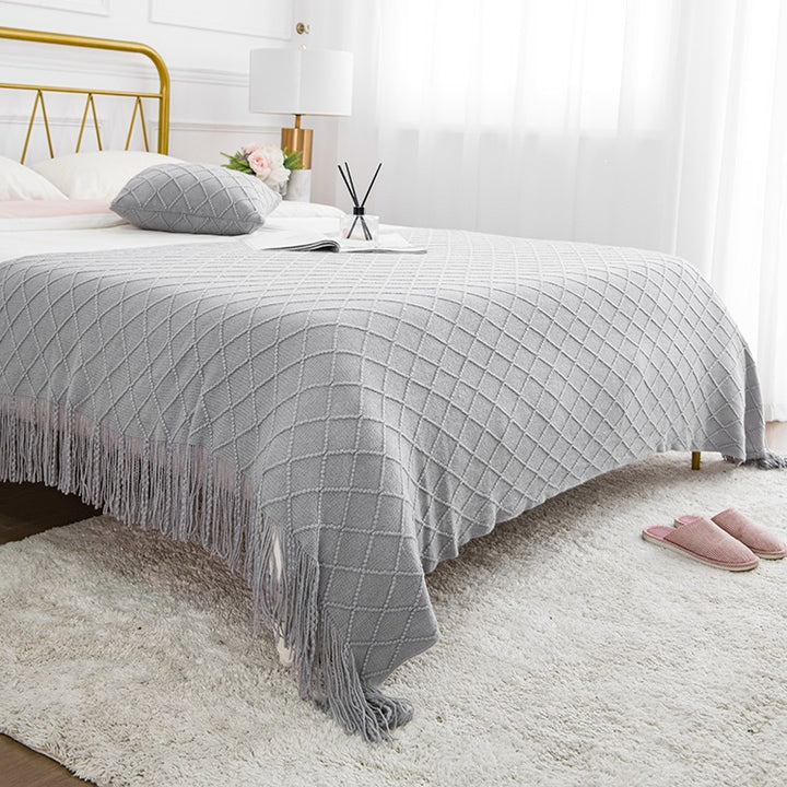 Gemütliche dekorative Wurfdecke
