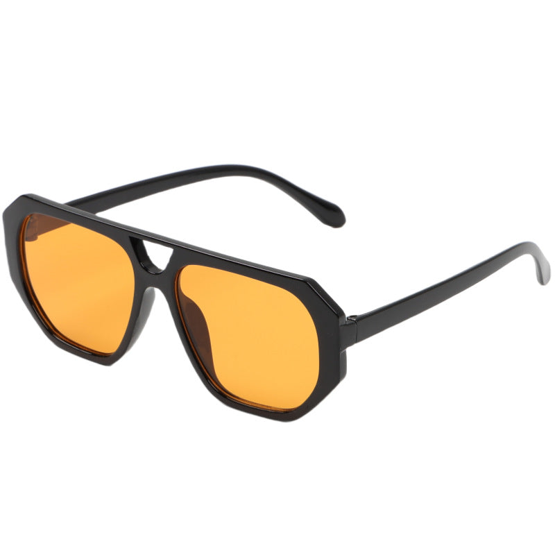 Damen auffällige oversized Sonnenbrille mit einzigartigem Rahmen Karnz