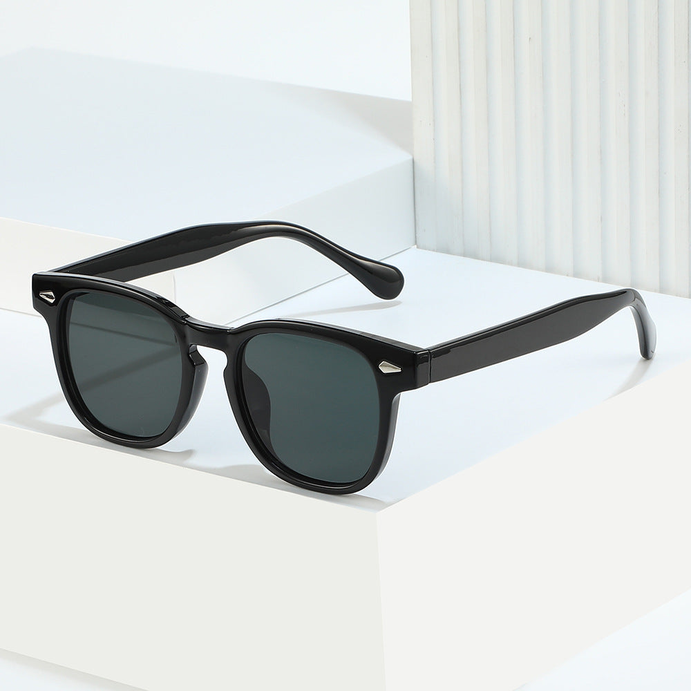 Klassische retro-inspirierte quadratische Sonnenbrille Karnz