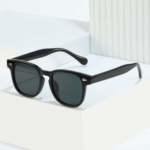 Klassische retro-inspirierte quadratische Sonnenbrille Karnz