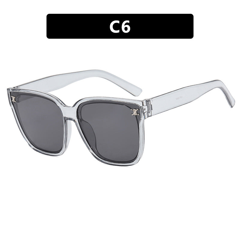Damen modische quadratische Sonnenbrille mit hochwertigen, farbwechselnden Gläsern Karnz