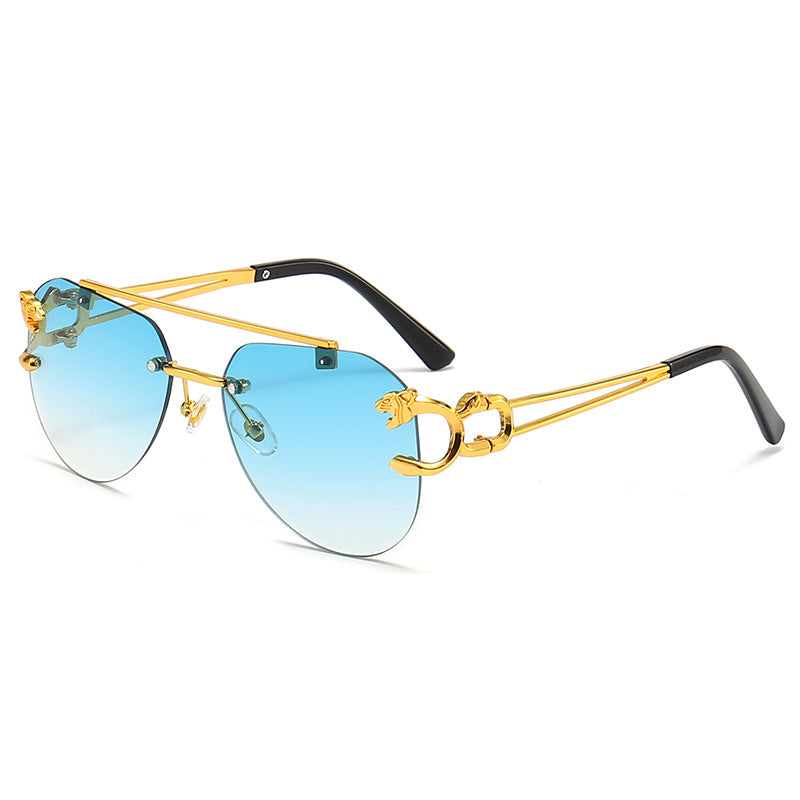 Damen Designer-Sonnenbrille mit einzigartigem Tierakzent Karnz