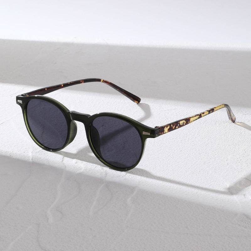 Stylische Runde Rahmen Sonnenbrille Karnz