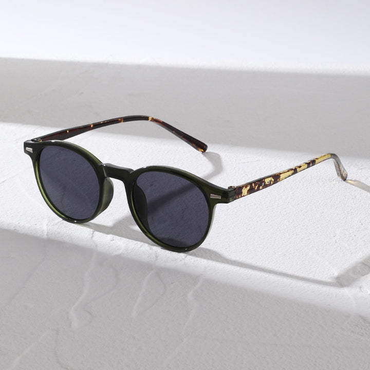 Stylische Runde Rahmen Sonnenbrille Karnz