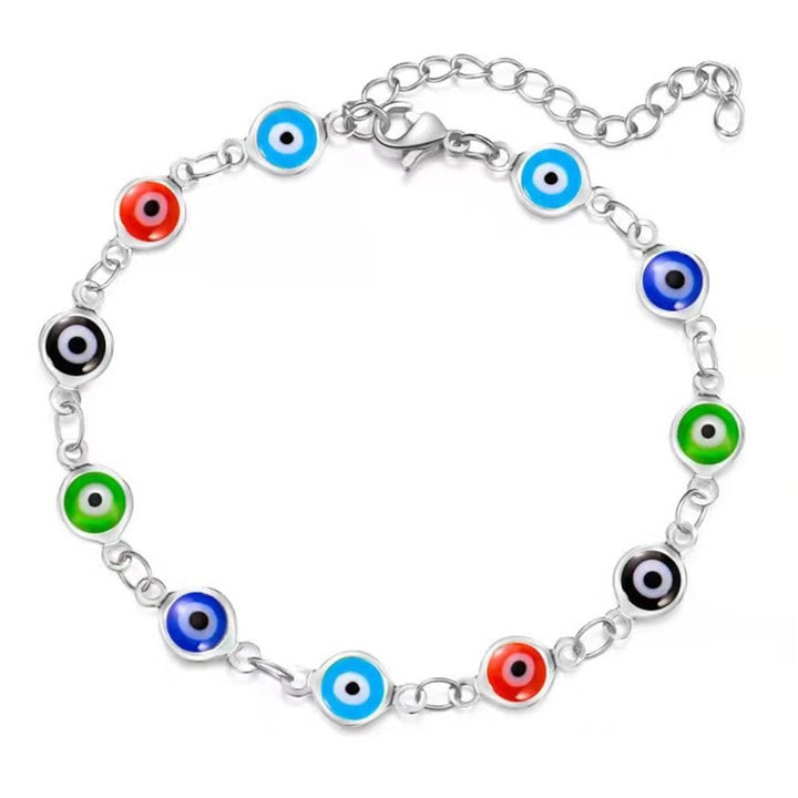 Dekorativer böser Blick Charme Armband Karnz