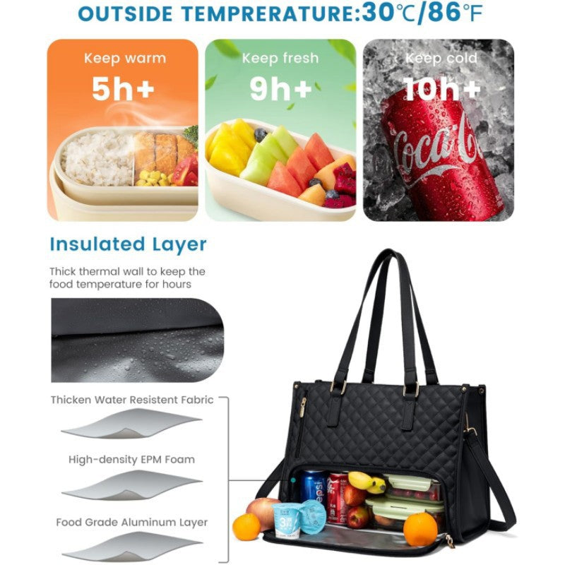 Gepolsterte Multi-Tasche Isolierte Mittagessen Tasche Karnz