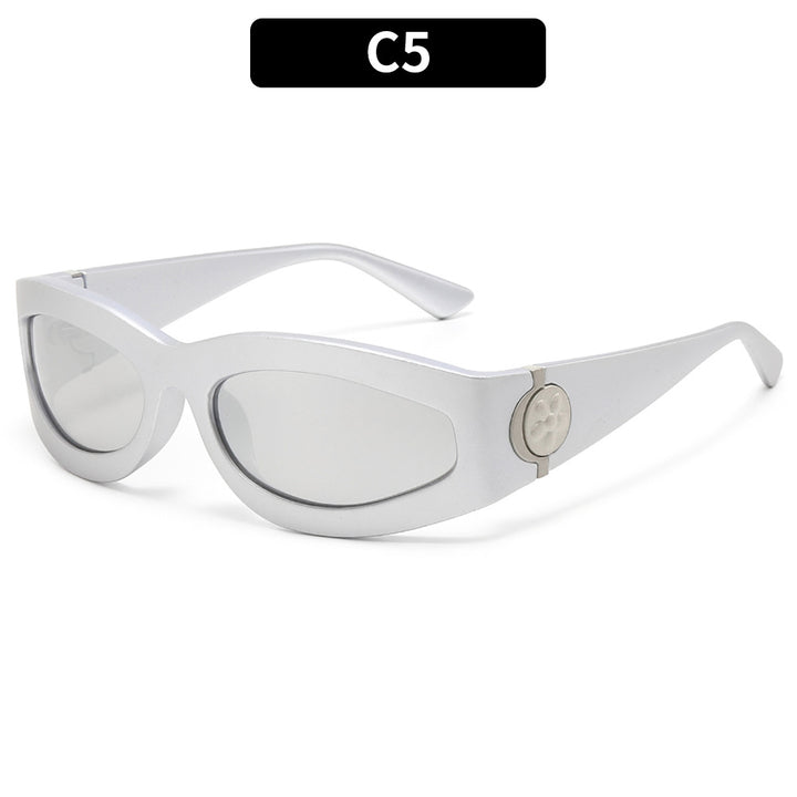 Chic Eckige Mode Sonnenbrillen