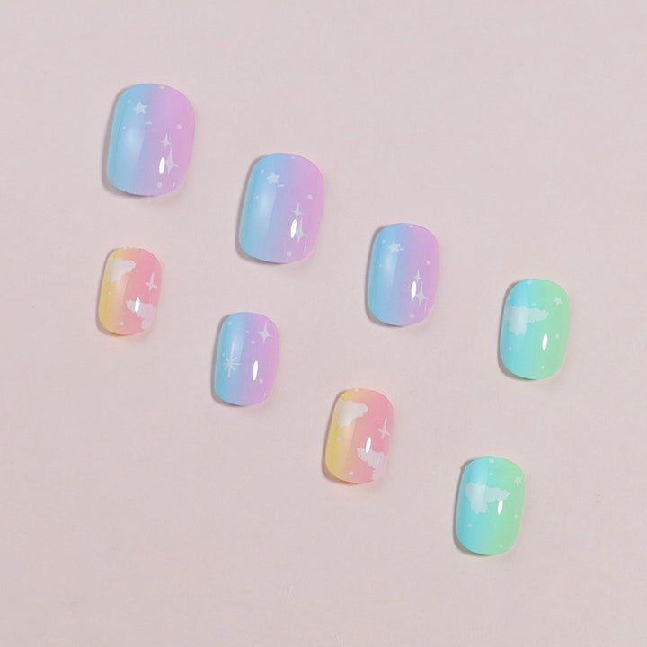 Gradient Press-On Nagelset Karnz