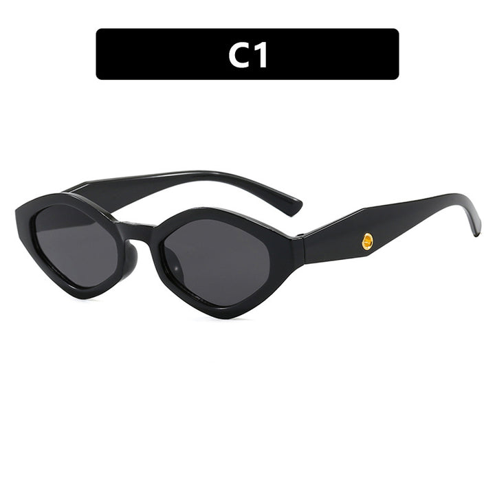 Damen modische Sonnenbrille im markanten Schmetterlingsdesign Karnz