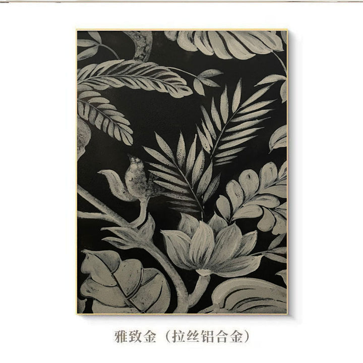 Botanische Relief Wandkunst
