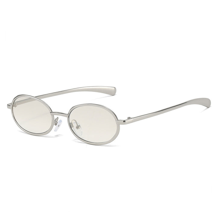 Stilvolle Retro-Oval-Sonnenbrille Karnz
