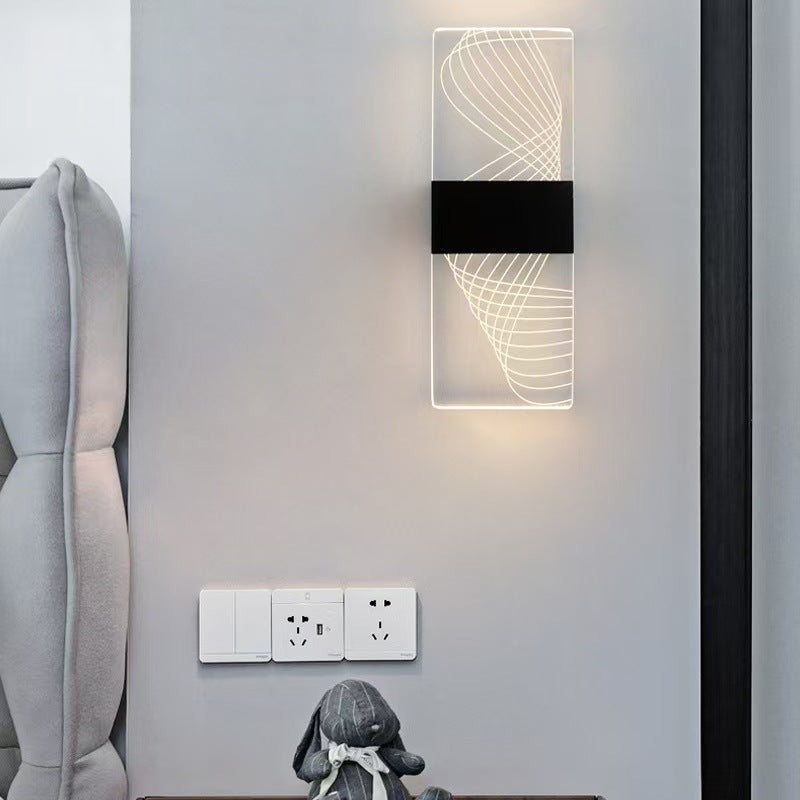 Zeitgenössische Kristall-Wandlampe