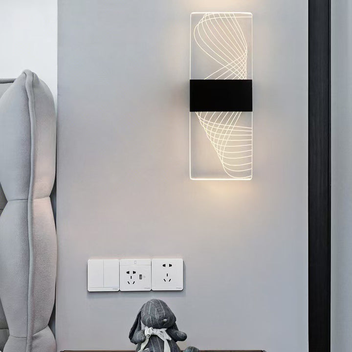 Zeitgenössische Kristall-Wandlampe