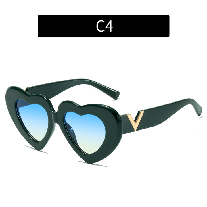 Herzförmige Sonnenbrille  1787664768