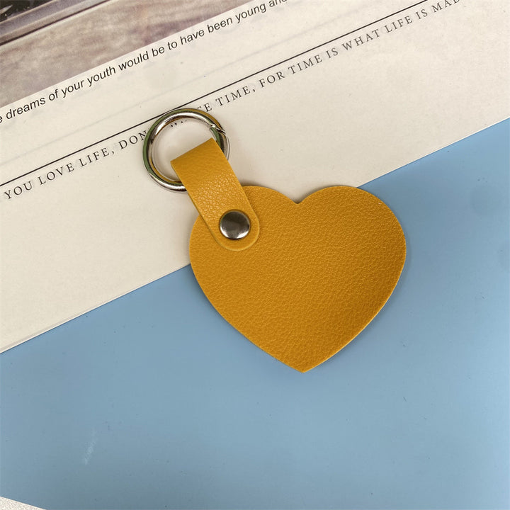 Premium Herzförmiger Leder-Schlüsselanhänger Karnz