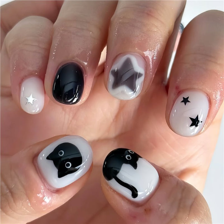 Künstlerische Ombre Nagelkunst Extensions Karnz