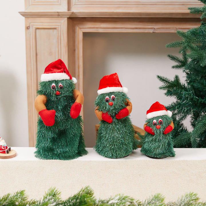 Niedliche Weihnachtsbaumfigur mit Hut Karnz