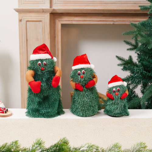 Niedliche Weihnachtsbaumfigur mit Hut Karnz
