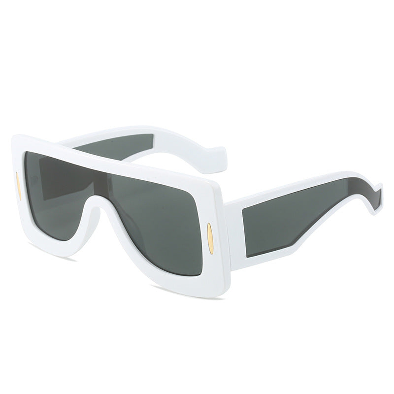 Damen futuristische Oversized Sonnenbrille Karnz