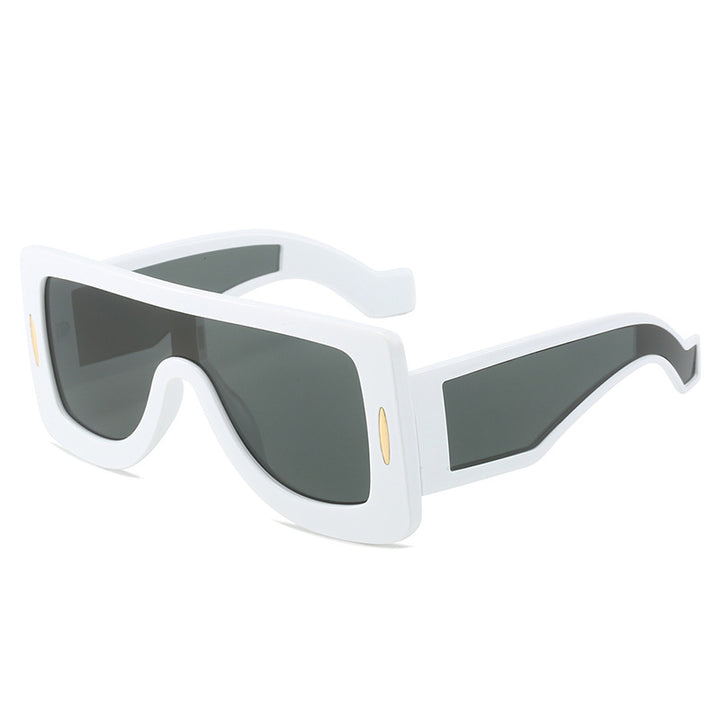 Damen futuristische Oversized Sonnenbrille Karnz