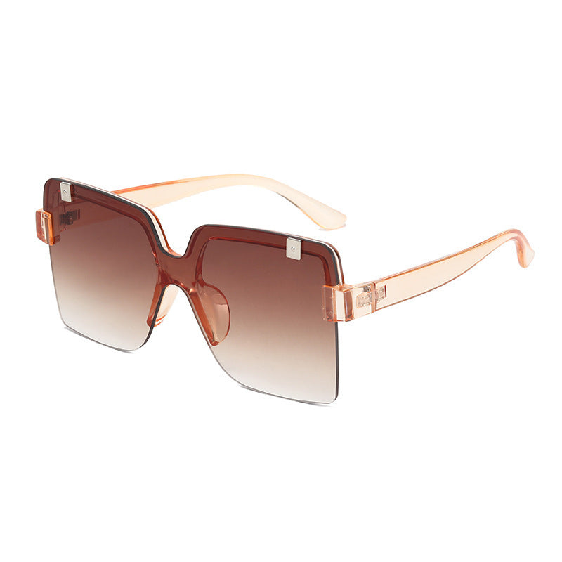 Damen Modische Oversized-Sonnenbrille mit futuristischem Design Karnz