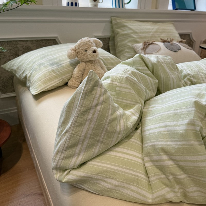 Premium Plaid Bettwäsche Set