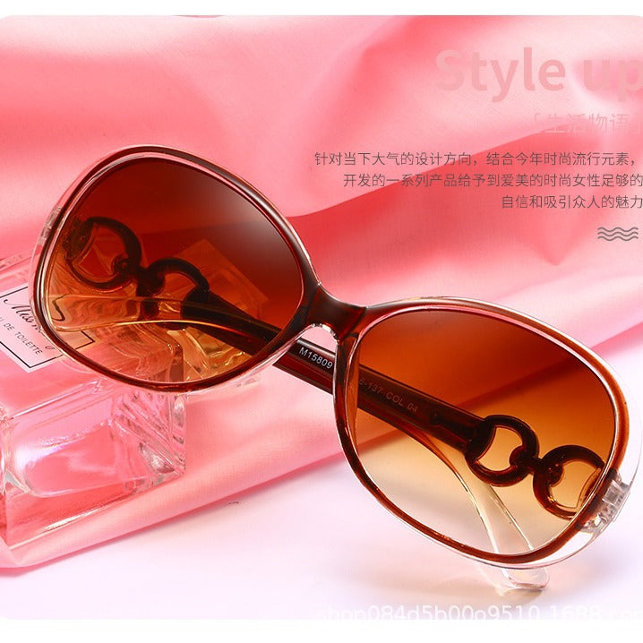 Damen Oversized Sonnenbrille mit UV-Schutz und trendigem Design Karnz