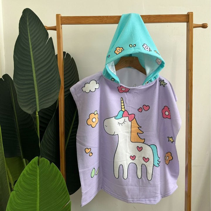 Kinder Haifisch-Design Kapuzenhandtuch Poncho Karnz