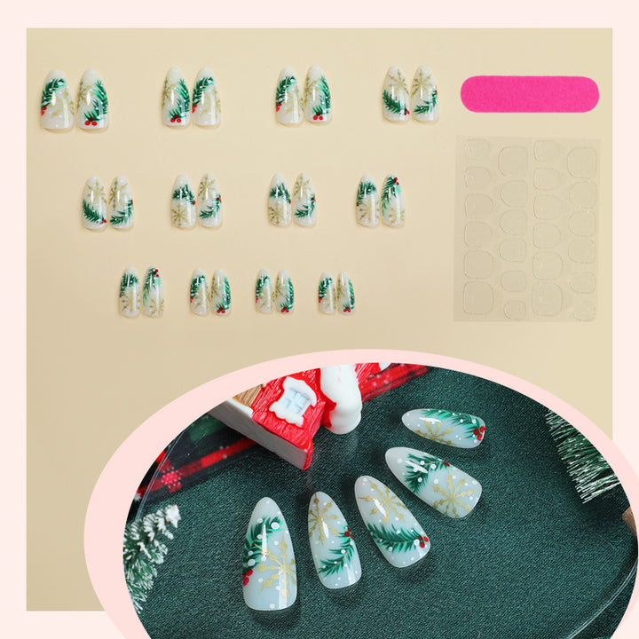 Saisonale Urlaubs-Themen Press-On Nail Set Karnz