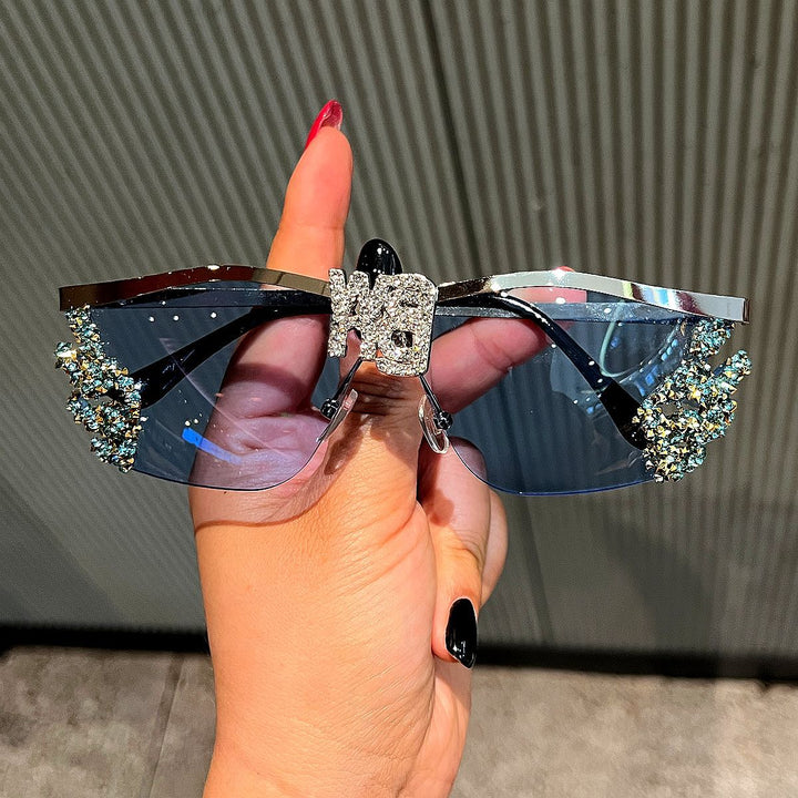Damen Glamouröse Sonnenbrille Karnz